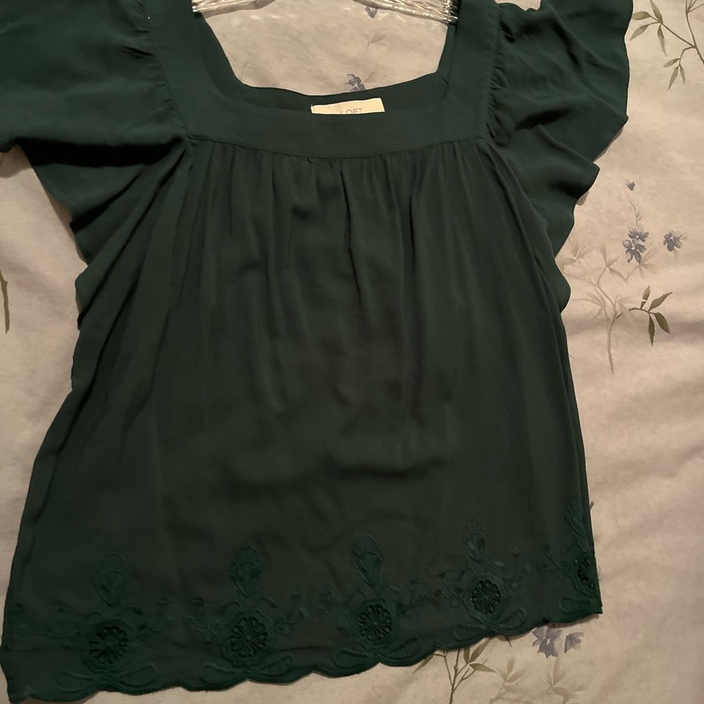 Elegant Green Women's Top
